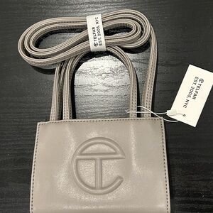 NWT Telfar Gray Small Shopping Bag